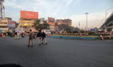 शेतकऱ्यांच्या हितासाठी शहरात 'भारत बंद' ला समर्थन