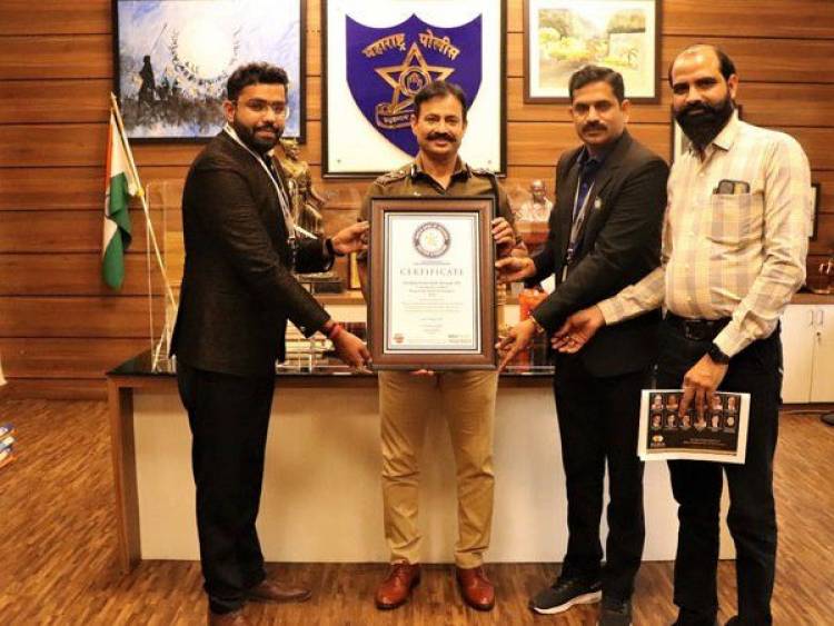 आयपीएस अधिकारी कृष्णप्रकाश यांची वर्ल्ड बूक ऑफ रेकॉर्ड मध्ये नोंद  