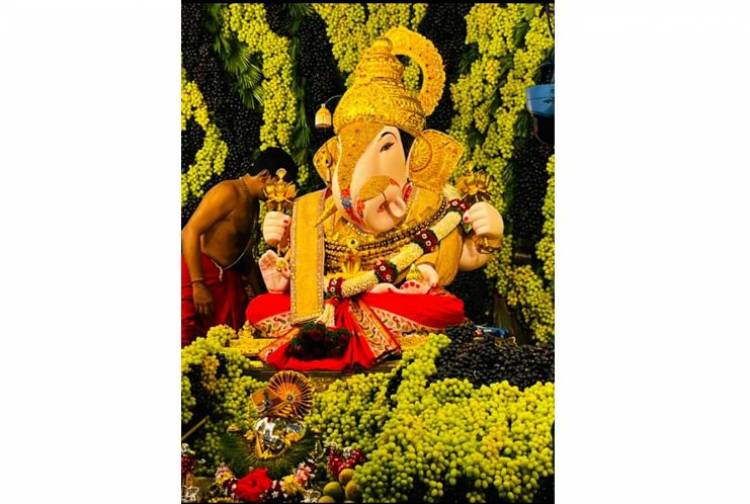 संकष्टी चतुर्थी निमित्त द्राक्ष महोत्सवाचे आयोजन