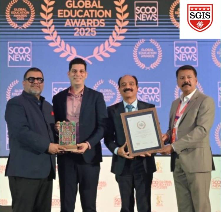 "मुळशीतील संजय घोडावत इंटरनॅशनल स्कूलला ‘ग्लोबल एज्युकेशन अवॉर्ड 2025’चा मान"