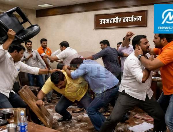 उपमहापौरांच्या कार्यालयात राडा! खुर्च्या उचलून मारहाण; पुणे महापालिकेत दोन गट आमने-सामने